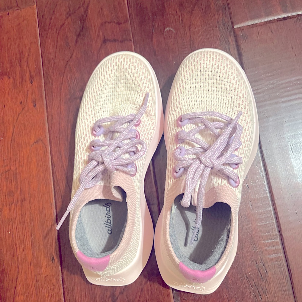 Women’s Allbirds Tree Dashers size 6.5. Barely worn